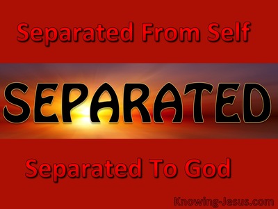 Romans 1:1 Separated From Self To God (devotional)05-26 (red)